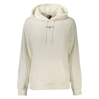 White Cotton Women's Sweatshirt
