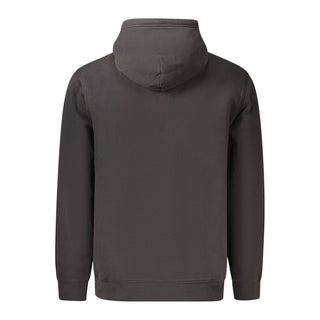 Black Cotton Men's Sweatshirt