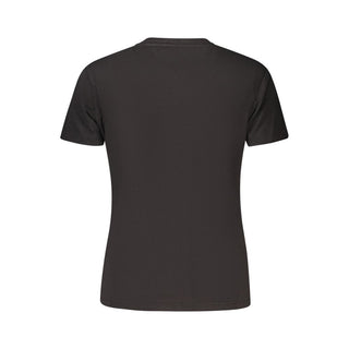 Black Cotton Women's T-Shirt