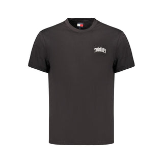 Black Cotton Men's T-Shirt