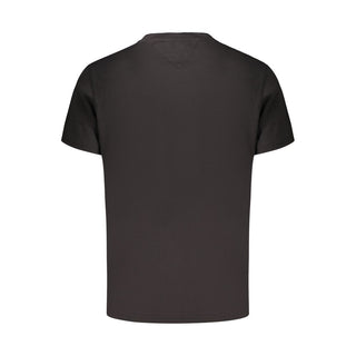 Black Cotton Men's T-Shirt
