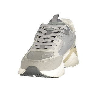 Grey Polyurethane Women's Sneaker