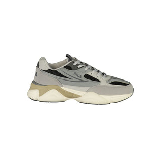 Gray Polyester Men's Sneaker
