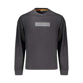 Black Cotton Men's T-Shirt