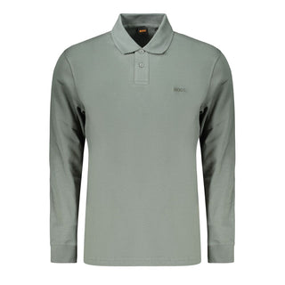 Green Cotton Polo Shirt