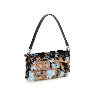 Multicolor Marabou Shoulder Bag