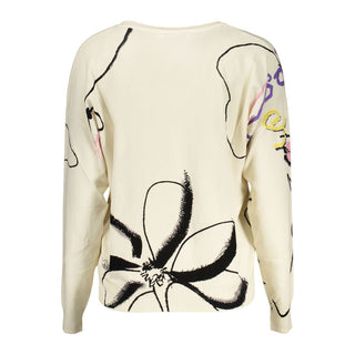 White Viscose Sweatshirt