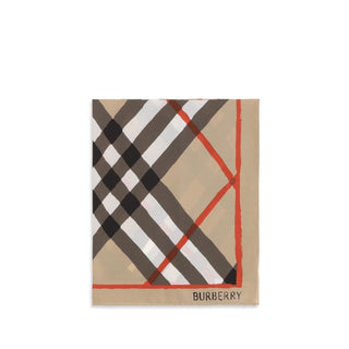 Beige Silk Scarf
