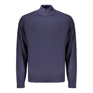Blue Wool Men's Sweater