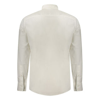 White Cotton Men's Shirt