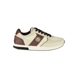 White Polyurethane Men's Sneaker