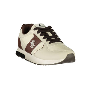 White Polyurethane Men's Sneaker