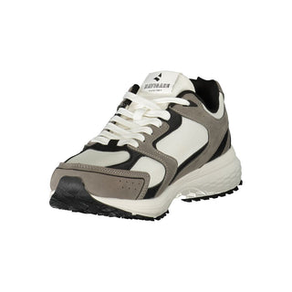 White Polyurethane Men's Sneaker