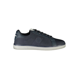 Blue Polyester Men's Sneaker
