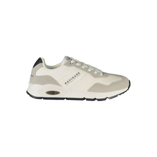 Bianco Polyester Uomo Sneaker