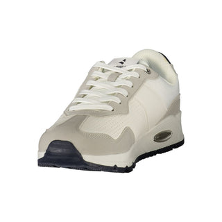 Bianco Polyester Uomo Sneaker