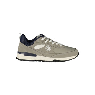 Grigio Polyester Mens Sneaker