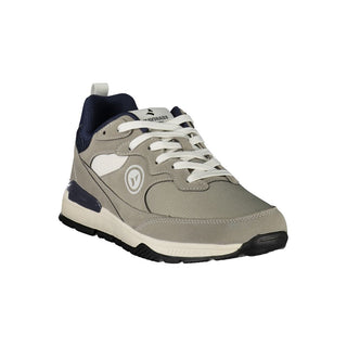 Grigio Polyester Mens Sneaker