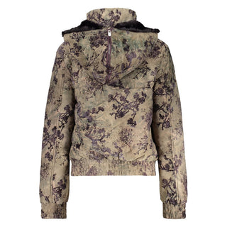 Green Polyester Women's Jacket