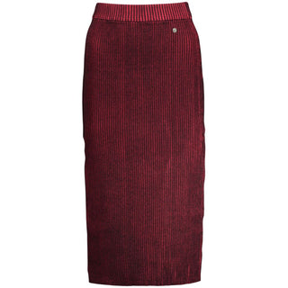 Rosso Viscose Women's Skirt