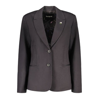 Black Viscose Womens Jacket