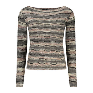 Black Cotton Women's Sweater