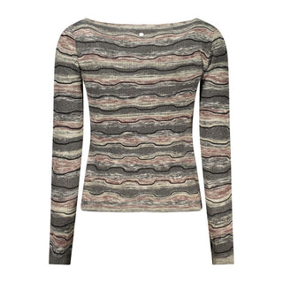 Black Cotton Women's Sweater