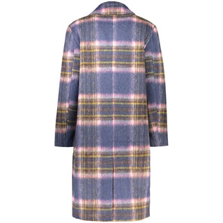 Blue Polyester Women's Jacket