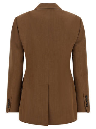 Brown Virgin Wool Blazer