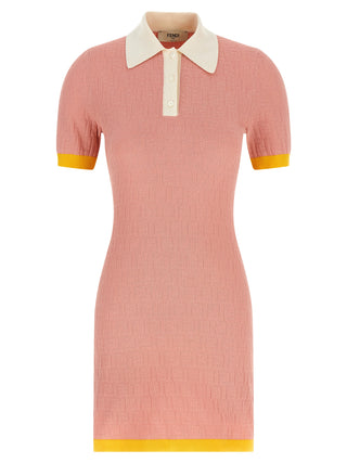 Multicolor Cotton Short Dress