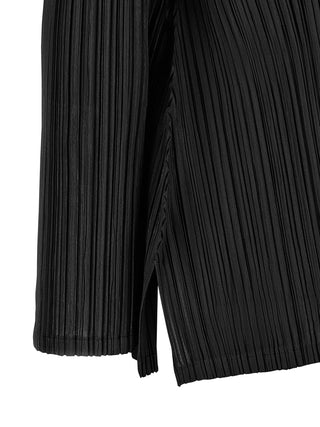 Black Polyester Cardigan