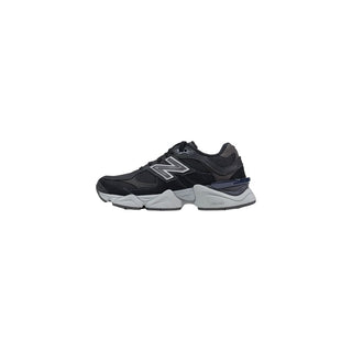 Black Suede Leather Chunky Sneakers
