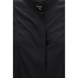 Black Silk Blouse