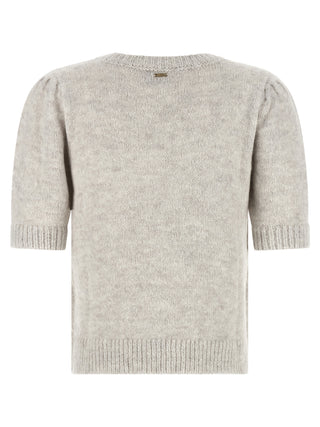 Gray Marabou Cardigan
