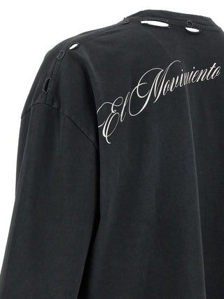 Black Cotton T-Shirt
