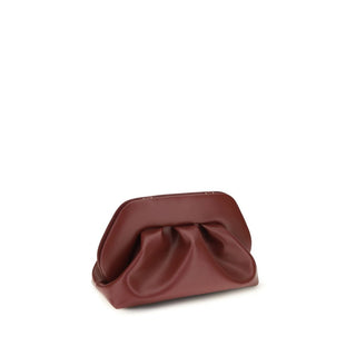 Bordeaux Vegan Leather Clutch Bag