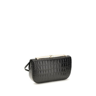 Black Calf Leather Bos Taurus Shoulder Bag