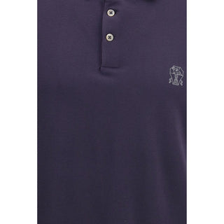 Purple Cotton Polo Shirt