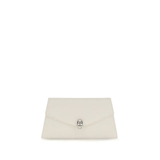 White Calf Leather Bos Taurus Shoulder Bag