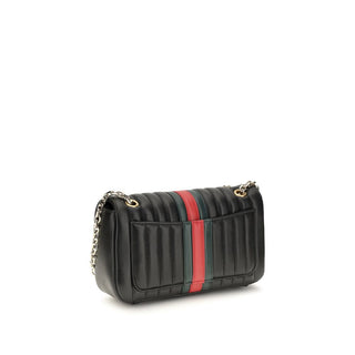 Black Calf Leather Bos Taurus Shoulder Bag