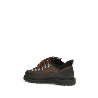 Brown Nylon Athletic Sneakers