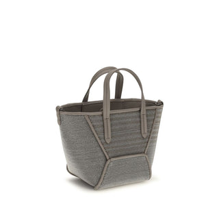 Gray Calf Leather Bos Taurus Shoulder Bag