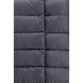 Black Polyamide Full-Length Jacket