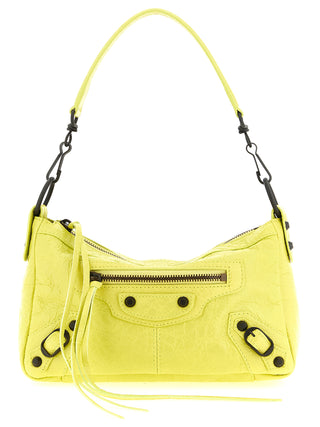 Multicolor Lamb Leather Shoulder Bag