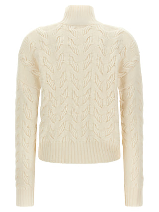 White Wool Cardigan