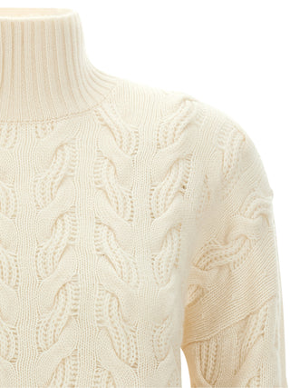 White Wool Cardigan