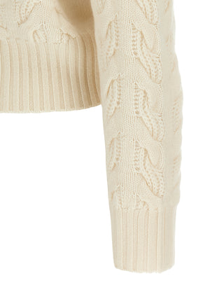 White Wool Cardigan