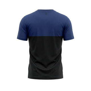 Blue Cotton Men T-Shirt