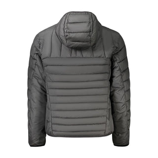 Black Polyester Men's Jacket