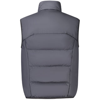Blue Polyester Men's Vest